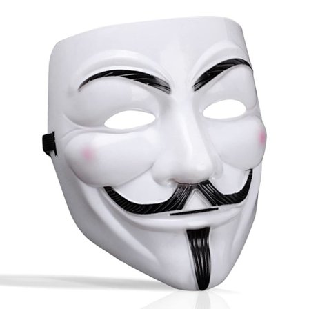 Vendetta-naamio, Anonymous Guy Fawkes Halloween-naamio - Hakkerinaamio