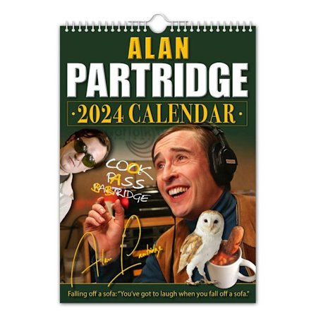 2024 Alan Partridge Kalender Vægkalender Hængende Kalender