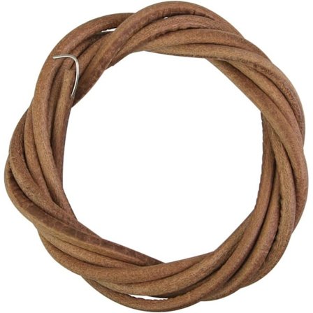 Gammel skinn symaskin belte 180cm solid sklisikker belte med krok