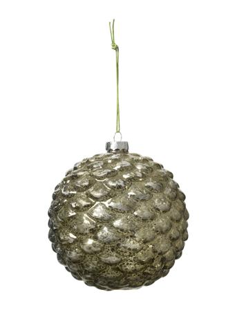 Deko Kugle 'C Home Decoration Christmas Decoration Christmas Baubles & Tree Accessories Grøn Broste Copenhagen