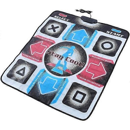 Dansemåtte til PC, Dansepude med USB-kabel, Multifunktionel skridsikker dansemåtte[D]