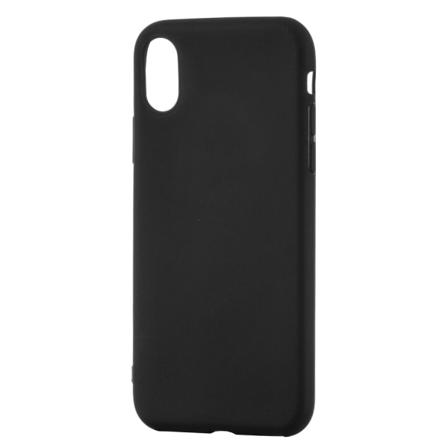 Skal i gummi, iPhone X /Xs, Matt yta Black