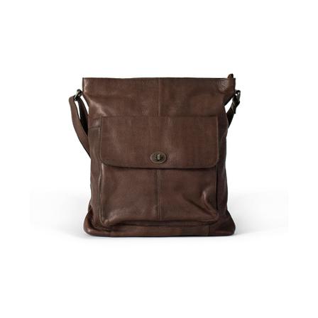 Re:designed Crossover leather Taske Brun, Dame Skuldertasker, Størrelse: ONE Size