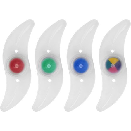 Cykel Ekrar Ljus, 4-Pack Däck Blixtlampa LED Neon Hjul Blinkande Ljus Cykel Ljus, Vattentät 3 Blinkande Lägen