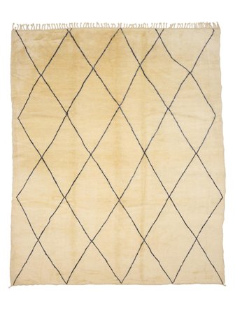 Groß Berber Moroccan - Beni Ourain 325X412 Wolle, Teppich