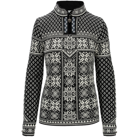 Dale of Norway W's Peace Fem Sweater Black Offwhite