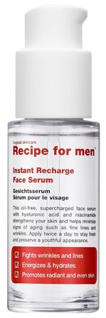 Recipe For Men Instant Recharge Face Serum 30 ml, Skincare, Ansigtspleje, Serum