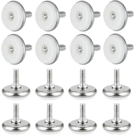 30 kpl M6 ruuvattavat huonekalujalat, rauta- ja muoviset huonekalujen säätöjalat, liukumaton tuolin/pöydän jalka, M6 huonekalujalka huonekalujen 