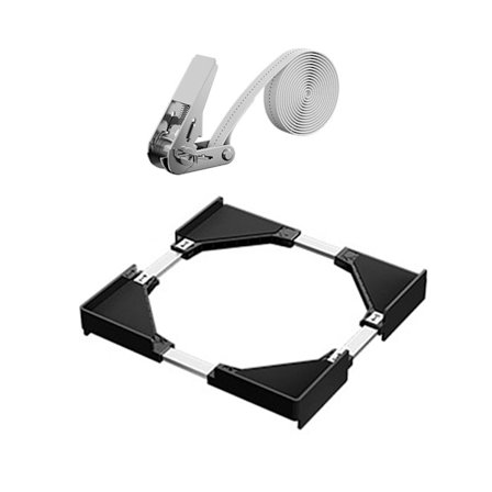 Ställ Höjdjusterbar Tvättmaskin Sockel Multifunktionell Bas Hem