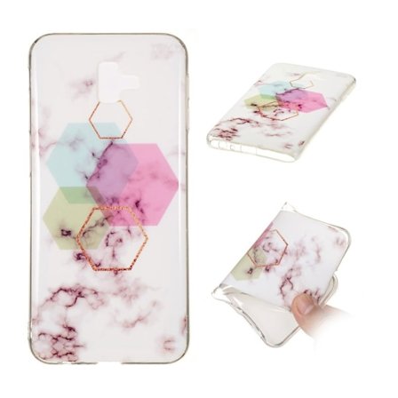 Marmormotiv Samsung Galaxy J6 Plus (2018) skal - Stil C