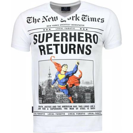 Local Fanatic - T-shirts - Vit - Herr - Storlek: L, Herr, Storlek: L