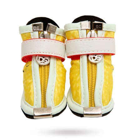 Puppy Angel - Fresh Walking Shoes Yellow - Hundeklær, Koseklær, Fest & Utkledning, Hundesko på Doggie.no - Hundesko & Sokker til hunder