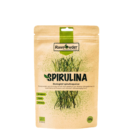 Rawpowder Økologisk Spirulinapulver 200 g
