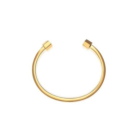 Minimalistisk Metallarmbånd for Kvinner - Justerbar Vintage Chic Luksus Gold