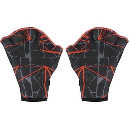 Svømmehandsker til svømning, svømmehandsker med membran, trykte, vandtætte træningstilbehør til svømning og dykning L[co]