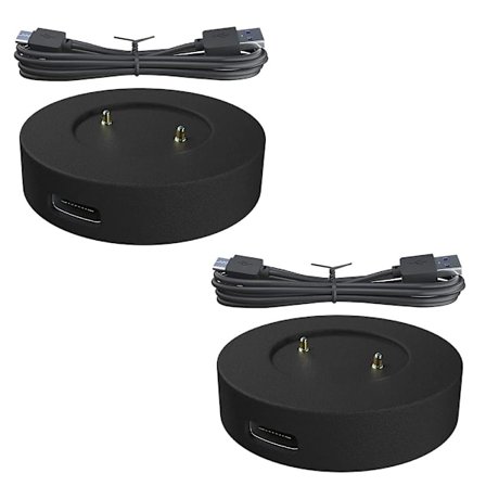 Laddare kompatibel med Huawei Watch GT Classic Sport, GT2, GT 2e, Honor Watch Magic Magic 2, Honor Watch Dream - USB-laddningskabel (2-pack)