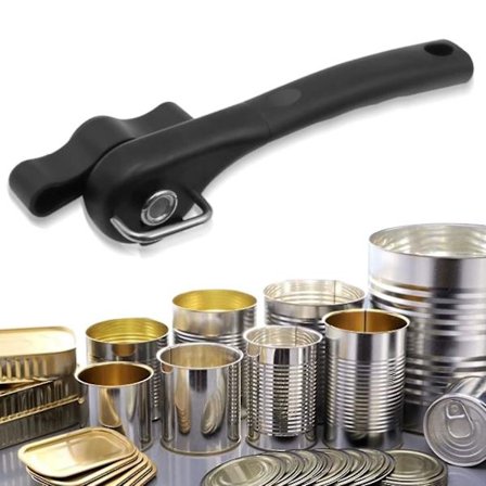 Profesjonell Hermetikkåpner i Rustfritt Stål - Kjøkkenutstyr - Komfortabel Ergonomisk