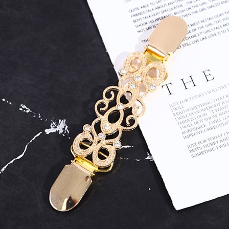 Genser Cardigan Clip Duck-mouth Clip Genser Pin Brosje Krage