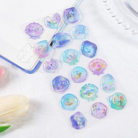 36 STK Voksforseglingsstempelklistermærker D D