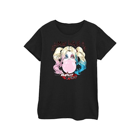 DC Comics Dam/Kvinnor Harley Quinn Mad Love Bomull T-shirt M