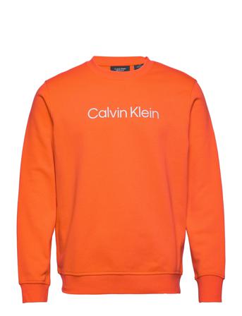 Pw - Pullover Sweat-shirt Tröja Orange Calvin Klein Performance