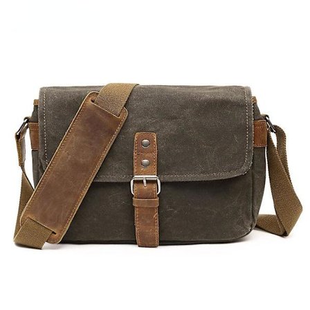 Egnet for Canon Nikon praktisk kameraveske vanntett kameraveske digital fotografering skulderbag army green