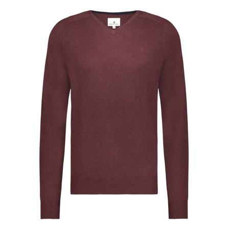 State of Art, V-neck Knitwear Rood, Heren, Maat:M,wol
