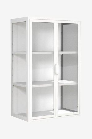 VCM - Vcm Veggvitrineskap Flokas L - Hvit - Skap - Fra Homeroom