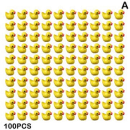 100/200 kpl Minihartsiankkoja Miniatyyrihartsiankkoja Keltainen Pieni D 100pcs yellow 100pcs