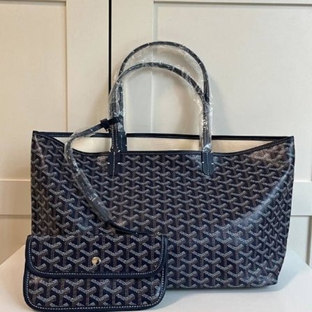 Hundtandveske Stor Kapasitet Tote Bag Mamma Veske Håndveske Gave Kvinner Marineblå-Xin Marineblå Marineblå S størrelse