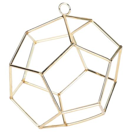 Geometrisk form metall växt hängande fäste display rack trädgård dekoration för hemmet