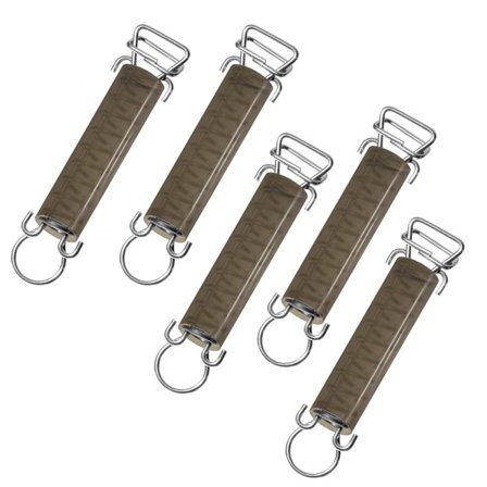 Sett med 5 bassengfjærer, bassengdeksel rustfrie fjærer med fjærhylse