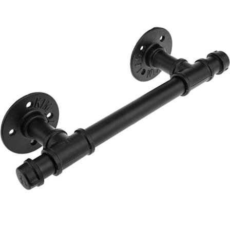 370 mm stödstag. Industriell och vintage rörhanddukstork