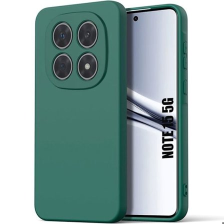 Cover til Xiaomi Redmi Note 15 5G - Slim væskebeskyttelse mod ridser - Mørkegrøn