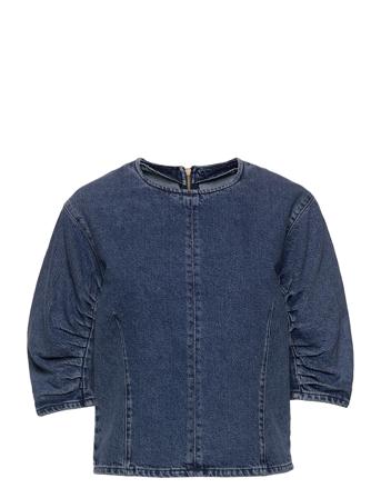 Wedum Shirt Blue Blanche