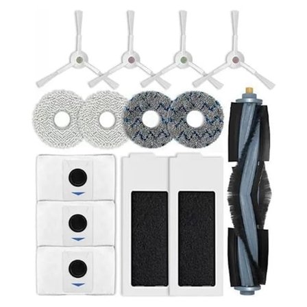 Ersättningsdelar för ECOVACS Deebot T20 Omni/PRO/MAX T20 Pro/Max Plus Dammsugare Tillbehör Huvudborste Dammpåsar