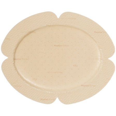 Mepilex Border Flex oval skumbandasje 7,8x10 cm 5 stk