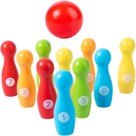 Bowlingsæt Legetøj til Børn Udendørs Sportslegetøj til Småbørn Udendørs Lege til Børn Småbørn Sportslegetøj