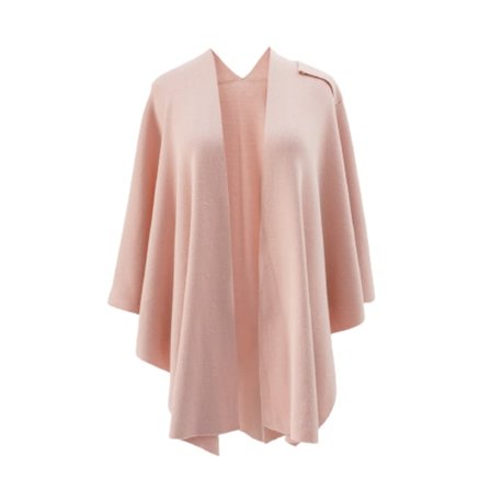 Korsad Poncho Tröja Wrap Top Stickad Sjal