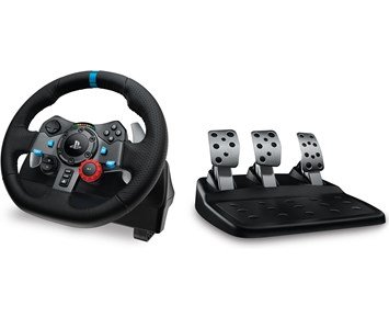 Logitech-G29 Driving Force Racing Wheel (PS5/PS4/PS3/PC)-Robust racingratt med pedaler til for PS4 og PC-Gaming-Ratt