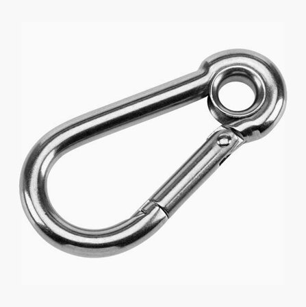 Biltema - Karabinkrok med øye 6 x 60 mm