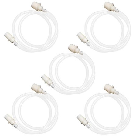 5 st Bärbara Koppningsmaskin Förlängningsrör Universella Gränssnittsrör (Vit)