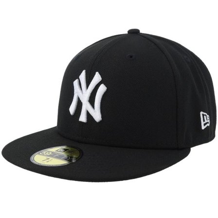 New Era - MLB Svart fitted Keps - New York Yankees MLB Basic 59FIFTY Black Fitted @ Hatstore