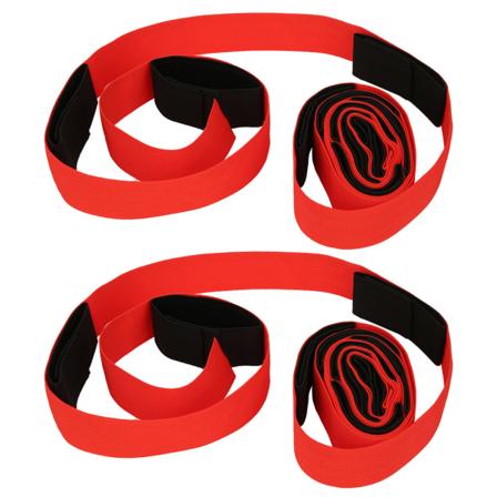 2 stk sjove udendørssportsaktiviteter med flere spillere Giant Footstep Tram Padfoot Game