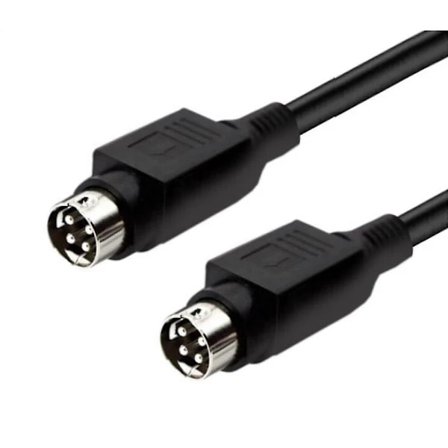 1m 4-Pin Högtalarkabel för R1700BT R1600TIII - Högtemperatur PVC-mantel, DIN Hane till Hane-kontakt 1.5M