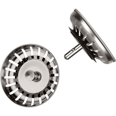 Kjøkkenvask Sil 79mm, 2-pakning Kjøkkenvask Propp med 2 Dr