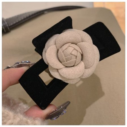 2 st Hårklämmor Dam Kamelia Blomma Spänne B B