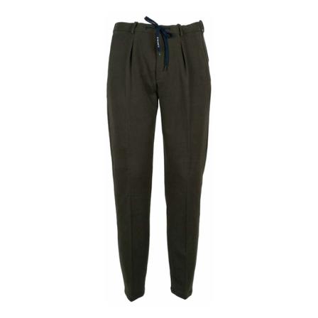 Circolo 1901, Tapered Trousers Groen, Heren, Maat:L