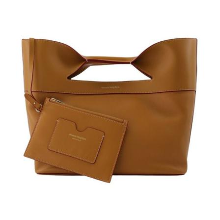 Alexander McQueen, Handbag Bruin, Dames, Maat:ONE Size,leer