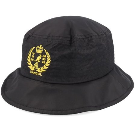 Kangol - Svart bucket Hatt - Royal Leisure Black Bucket @ Hatstore